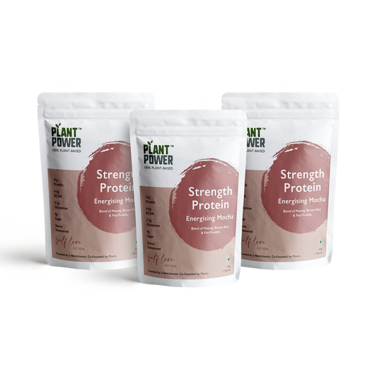 Mocha Strength Shake | 34g Single Serve Packets | 25G Protein Each Serve | Easy Digestion