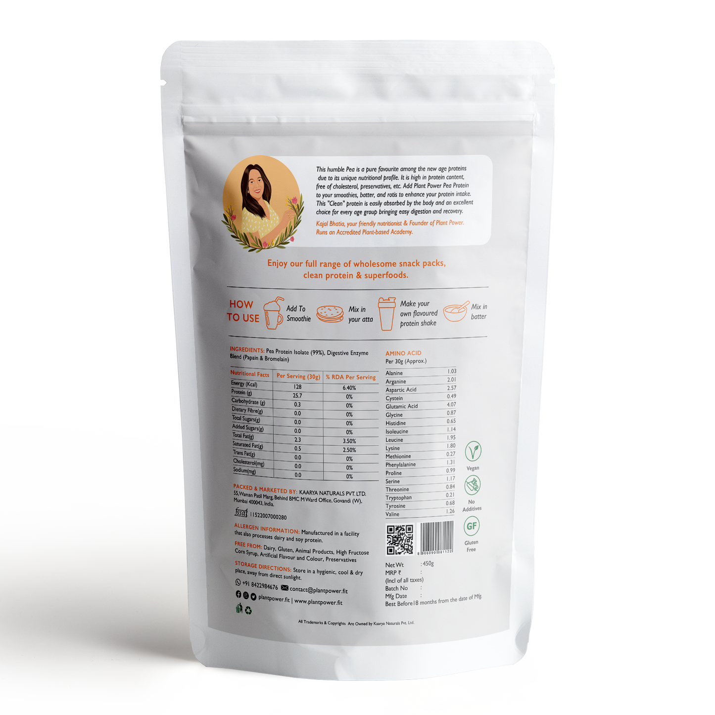 Pea Protein Isolate | Unsweetened and Unflavoured