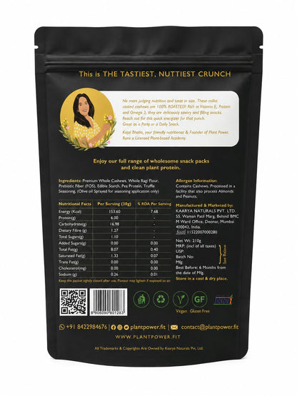 Artisan Reserve Truffle Cashews | Millet-Coated & Roasted