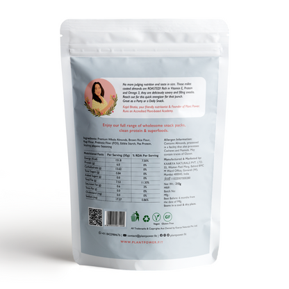 Millet Coated Protein Almonds | Sizzling Jalapeno