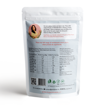 Millet Coated Protein Almonds | Sizzling Jalapeno | 100g Packs