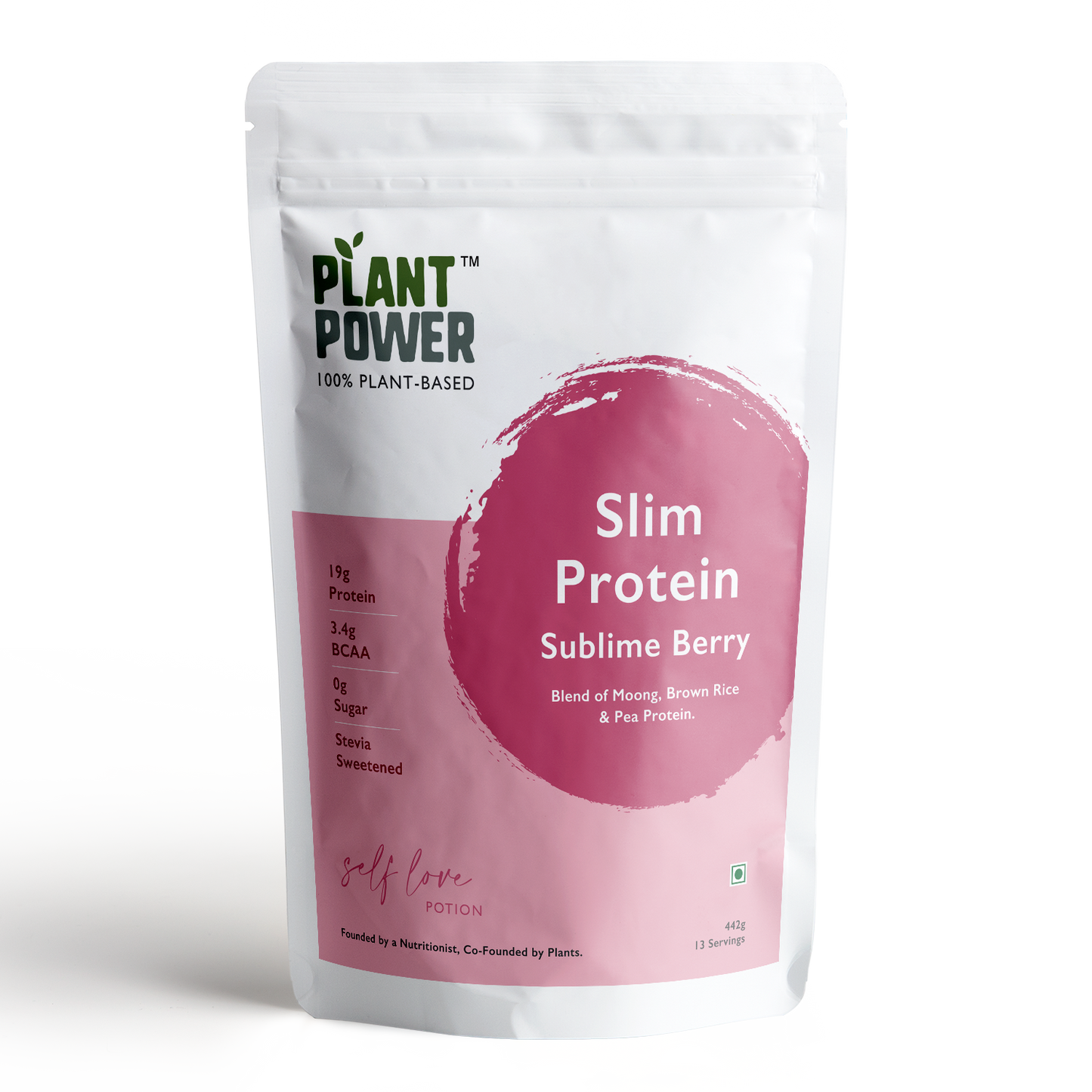 Berry Slim Protein Shake | Blend of Moong, Brown Rice, Pea | Easy Digestion | 19G Per Scoop