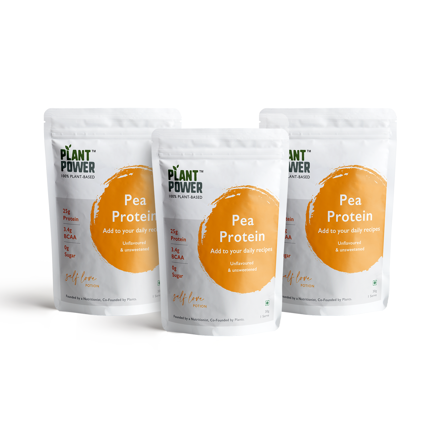 Pea Protein Isolate | 30G Single Serve Packets | 25G Protein Per Serve
