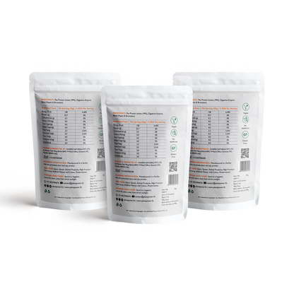 Pea Protein Isolate | 30G Single Serve Packets | 25G Protein Per Serve | Unflavoured and Unsweetened