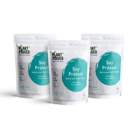 Soy Protein Isolate | 30G Single Serve Packets | 27G Protein Per Serve | Unflavoured and Unsweetened